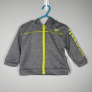 Reebok Boys‎ Gray Zip Up Hoodie 12 Months